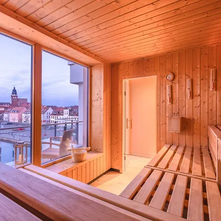 Apartment Moewe - In Der Hafenresidenz Mit Balkon & Wellness