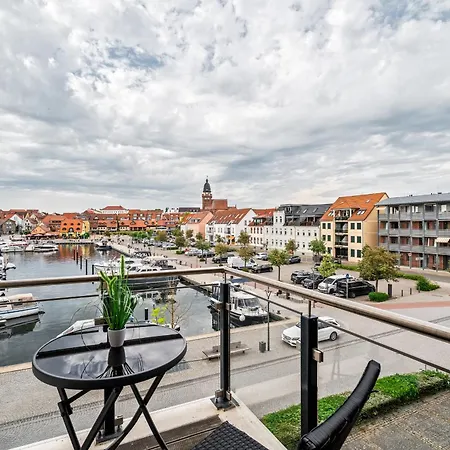 Moewe - In Der Hafenresidenz Mit Balkon & Wellness Lejlighed